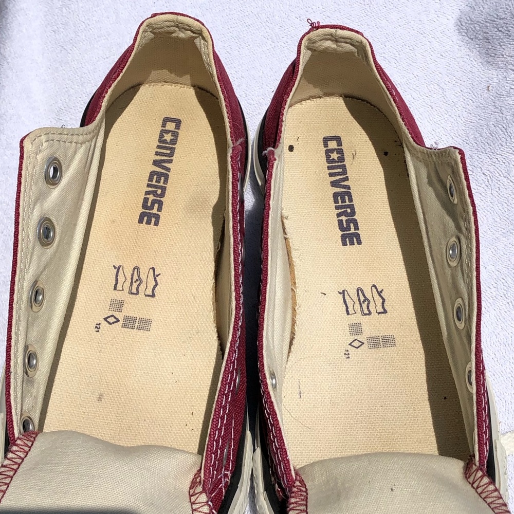 Maroon lowtops - Picture 7 of 8